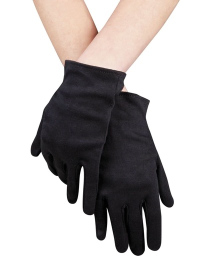 24 stuks: Handschoenen pols Basic - zwart