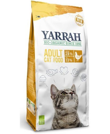 Yarrah cat biologische brokken kip kattenvoer 6 kg