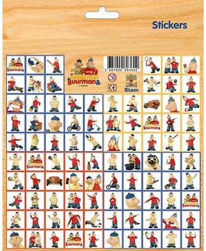 Buurman en Buurman stickervel 100 stickers