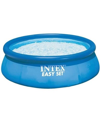 Intex Opblaaszwembad met filterpomp 366 x 76 cm pvc blauw
