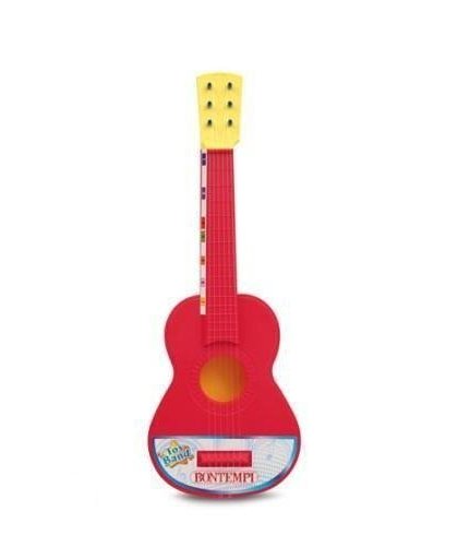 Bontempi Spaanse gitaar 50 cm rood