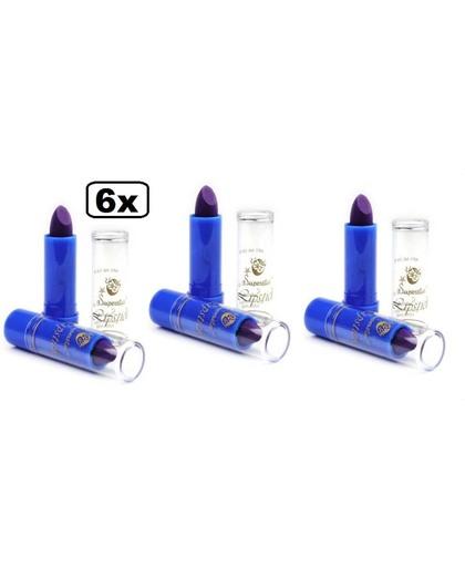 6x Superstar lipstick paars