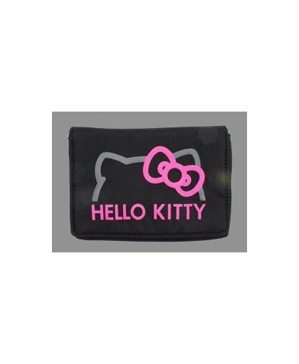 Hello Kitty Universeel Horizontaaltasje Zwart14x9.5x2cm