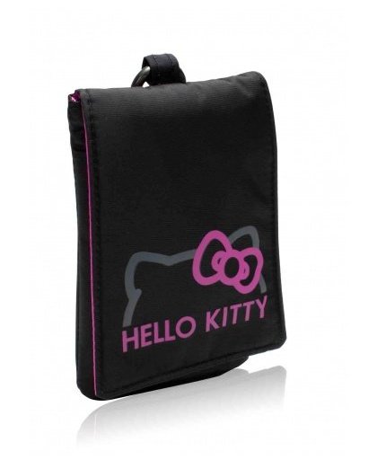 Amigo Universeel tasje Hello Kitty 12 x 8.5 x 1.5 cm zwart