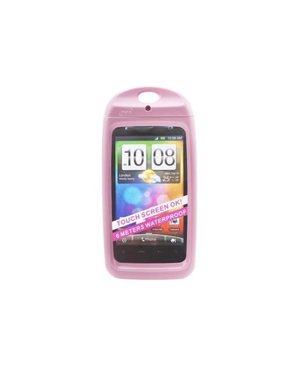 Aryca beschermhoes voor Samsung Galaxy of HTC smartphone roze