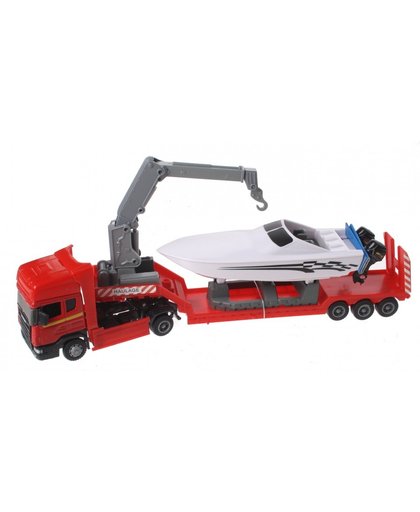 Gearbox Vrachtwagen & Powerboot Rood