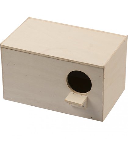 Lovebird nest box horizontaal
