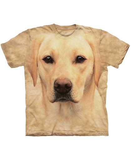 Honden T-shirt blonde Labrador voor volwassenen S