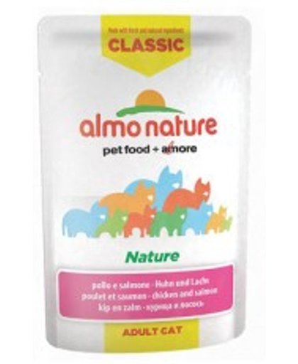 Almo Nature Classic - Nature Kip & Zalm - 24 x 55 gr
