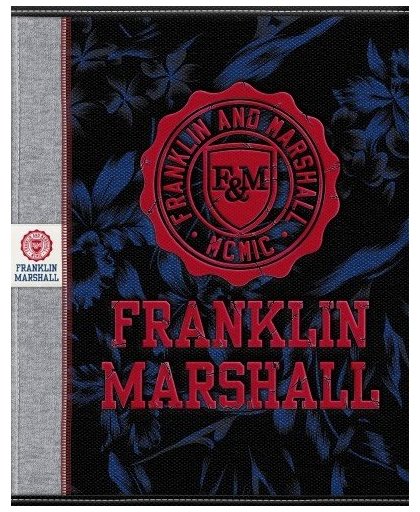 Franklin And Marshall Schrift A5 Lijn Zwart