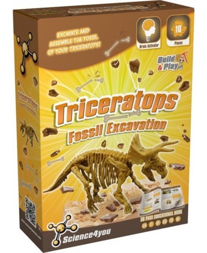 Science 4 You Triceratops palaeontologie experimenteerset