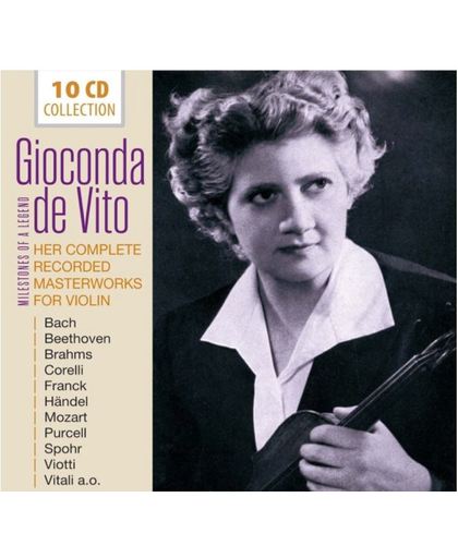 Giocconda De Vito''Her Complete Reco
