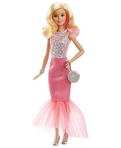 Barbie Fashion 33 cm roze jurk