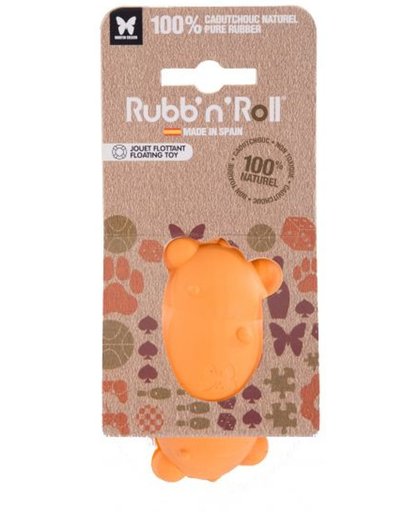 Rubb'n'roll drijvende cluster oranje 10 cm