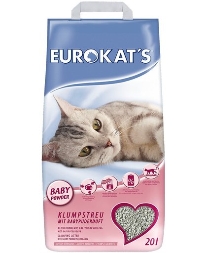 Eurokat's babypoedergeur kattenbakvulling 20 ltr