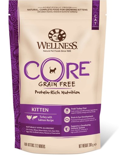 Wellness Core Grain Free Kitten Kalkoen&Kip 300 g