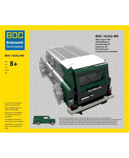 BOC 10242 VN / 10242, MiniCooper VAN(Verlengd) / Lego Designs BY BOC