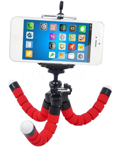 Octopus Tripod Statief Mount- Voor Action Camera GoPro Smartphone / iPhone 4/4S/5/5S/6/SE/6S/7 Plus