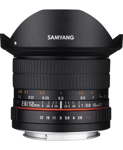 Samyang 12mm F2.8 Ed As Ncs Fisheye - Prime lens - geschikt voor Samsung NX