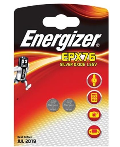 Energizer knoopcel EPX76 blister van 2 stuks