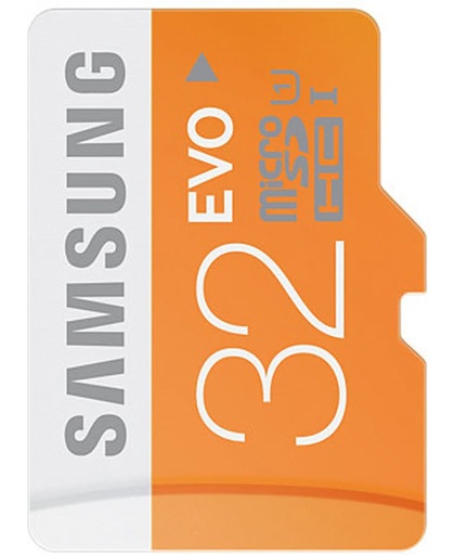 Samsung Evo 32 GB Micro SD geheugenkaart class 10