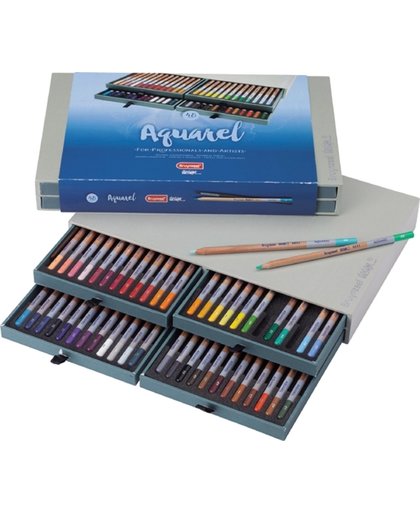 Design Aquarel box 48 aquarelpotloden met penseel