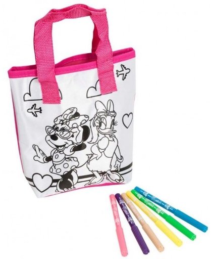 Disney Minnie Mouse kleur jouw eigen tas 7 delig