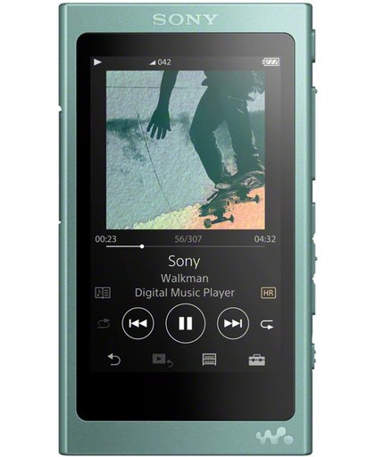 Sony NW-A45 - Walkman - Hi-Res Audio MP3-speler - 16GB - Groen