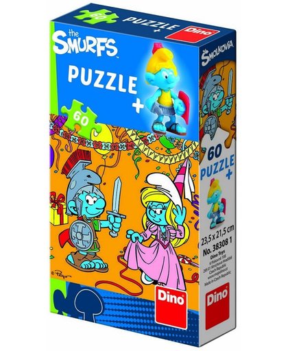 Smurfen puzzel 60 stuks Smurf verkleedfeest