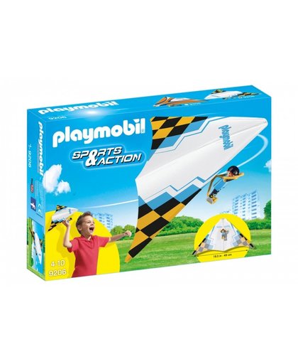 PLAYMOBIL Sport & Action: Zweefvlieger blauw (9206)