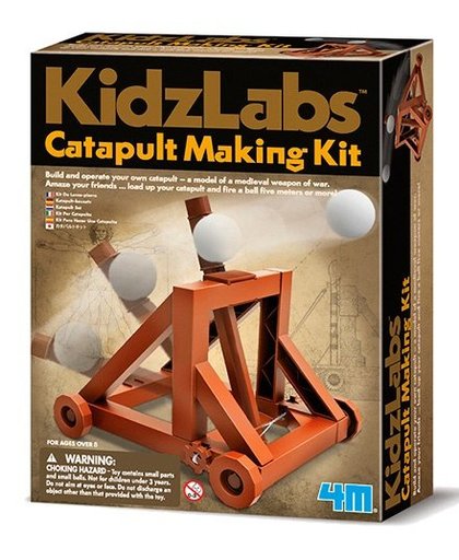 4M Kidzlabs: katapult bouwpakket