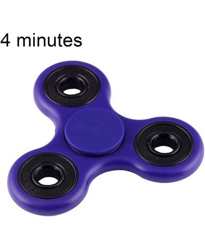 Fidget Spinner Toy Stress rooducer Anti-Anxiety Toy voor Children en Adults,  4 Minutes Rotation Time, Hybrid Ceramic Bearing + POM materiaal(donker blauw)