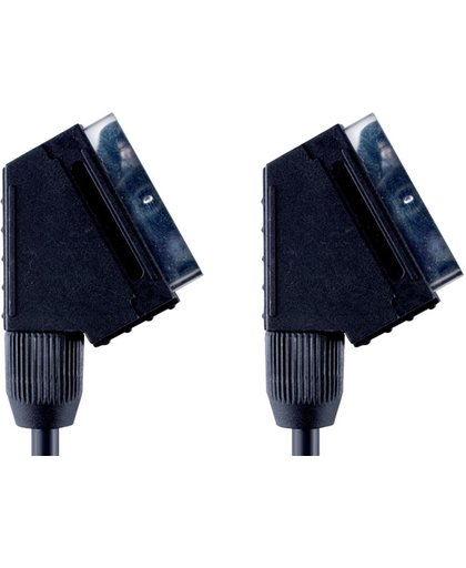 Bandridge SCART Audio Video Cable, 2.0m 2m SCART (21-pin) SCART (21-pin) Zwart SCART-kabel