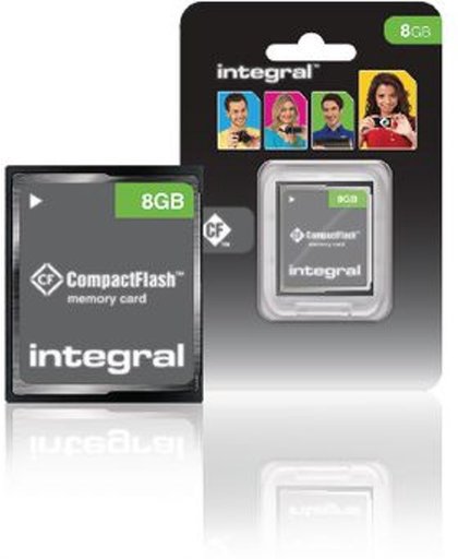 Integral INCF8GV2 CF Compact Flash Geheugenkaart 8 GB