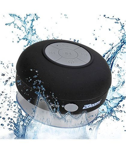 Bluetooth Waterbestendige Douche/Bad Mp3 Speaker/Radio - Zwart