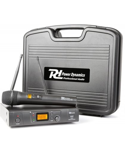 Power Dynamics PD781 Draadloos Microfoon Systeem UHF 1x 8-Kanaals Microfoon