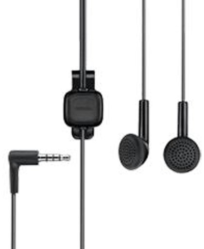 Nokia Stereo Headset WH-102 In-ear Stereofonisch Bedraad Zwart mobiele hoofdtelefoon