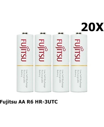 20 Stuks - Fujitsu AA R6 HR-3UTC 1900mAh Oplaadbare Batterijen