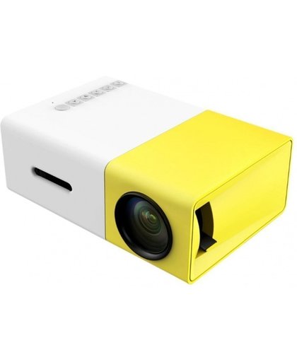 LED Beamer Projector Mobile Mini Full HD Yellow White