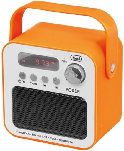 Trevi DR 750 BT Draagbaar Digitaal Oranje radio