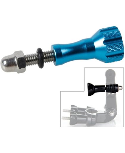 TMC Aluminium Mini Duimknop Roestvrijstalen schroef voor GoPro HERO 4 / 3+ / 3 / 2 / 1, Lengte: 5 cm (blauw)