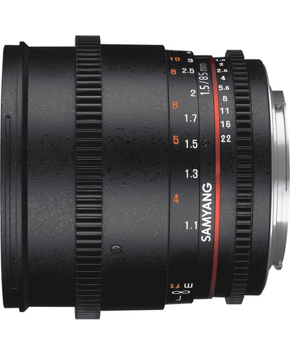 Samyang 85mm T1.5 Vdslr As If Umc II - Prime lens - geschikt voor Canon Systeemcamera