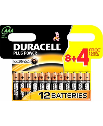 Duracell AAA Plus Power Batterijen