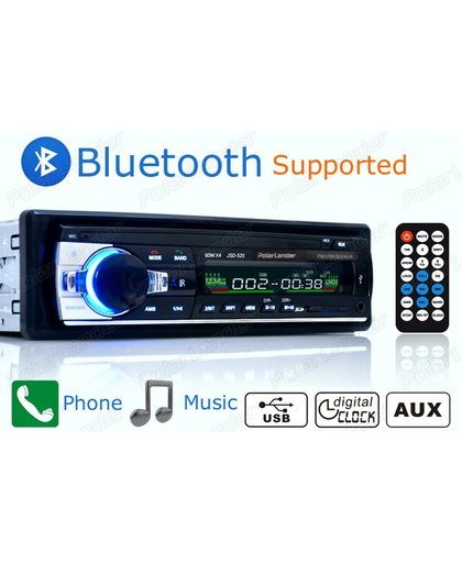 PolarLander Autoradio MP3 Player 60Wx4 AUX, USB, SD, Bluethoot,Handsfree