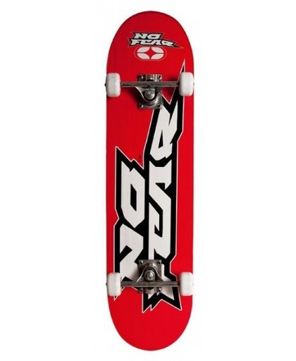 No Fear skateboard tekst 78 x 20 x 12,5 cm rood