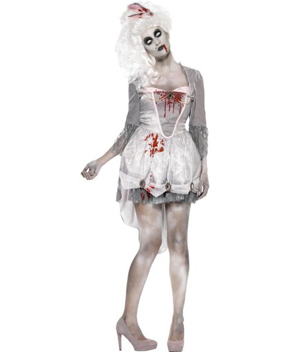 Zombie Bruid Kostuum net bloedvlekken - Halloween verkleedkleding - Small