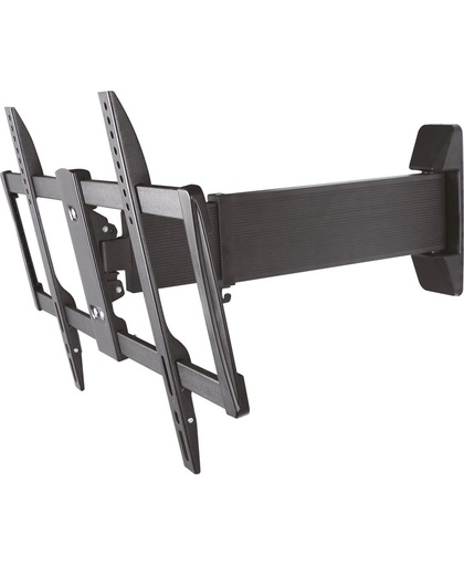 DELTACO EPZI wall mount / muurbevestiging voor TV / display, max. 40kg voor 37 "-70" displays VESA standaard, 20° kantelbaar (tilt), 180° rotatie, aluminum, zwart