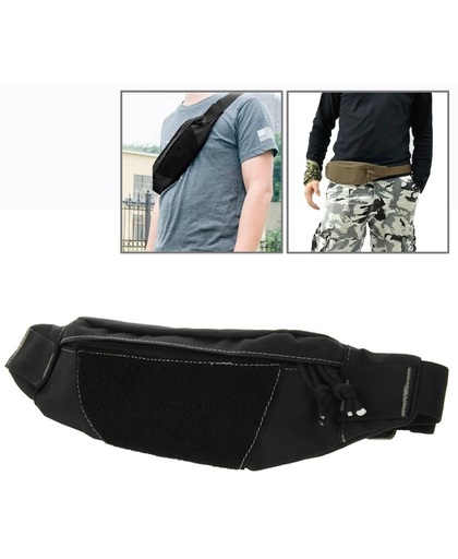 multifunctioneel Outdoor Sports Running Waist Pack voor Men As Fanny Pack Bum Bag Hip Money Belt(zwart)