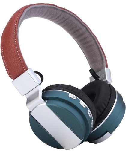 QY  Bluetooth On-ear opvouwbare draadloze Koptelefoon Z-88 - FM-radio - Wireless Headset -Compacte hoofdtelefoon - Koptelefoon - Headphones - Draadloos - Wireless Bereik Tot 10 Meter! – metallic blue