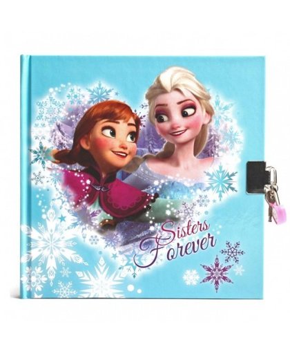 Slammer Frozen dagboek met slot 18 x 18 cm